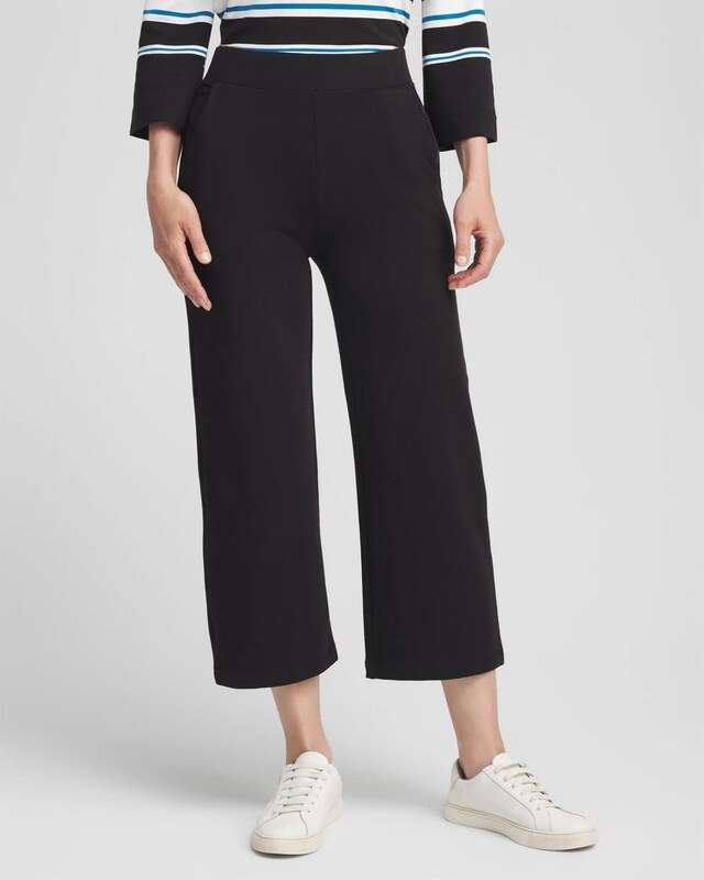 Zenergy Wide Leg Cropped Pants